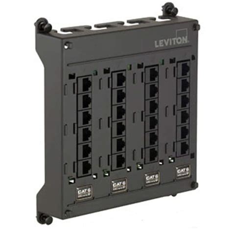 leviton distribution box|leviton structured media panel.